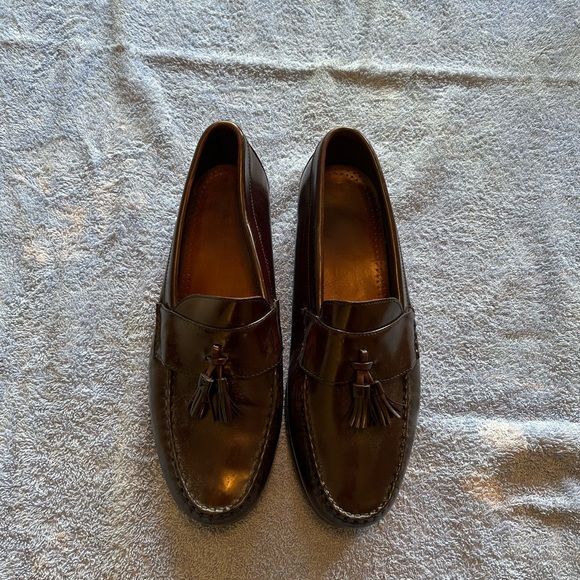 Allen Edmonds brown tassel loafers size 12 medium width - Picture 1 of 5